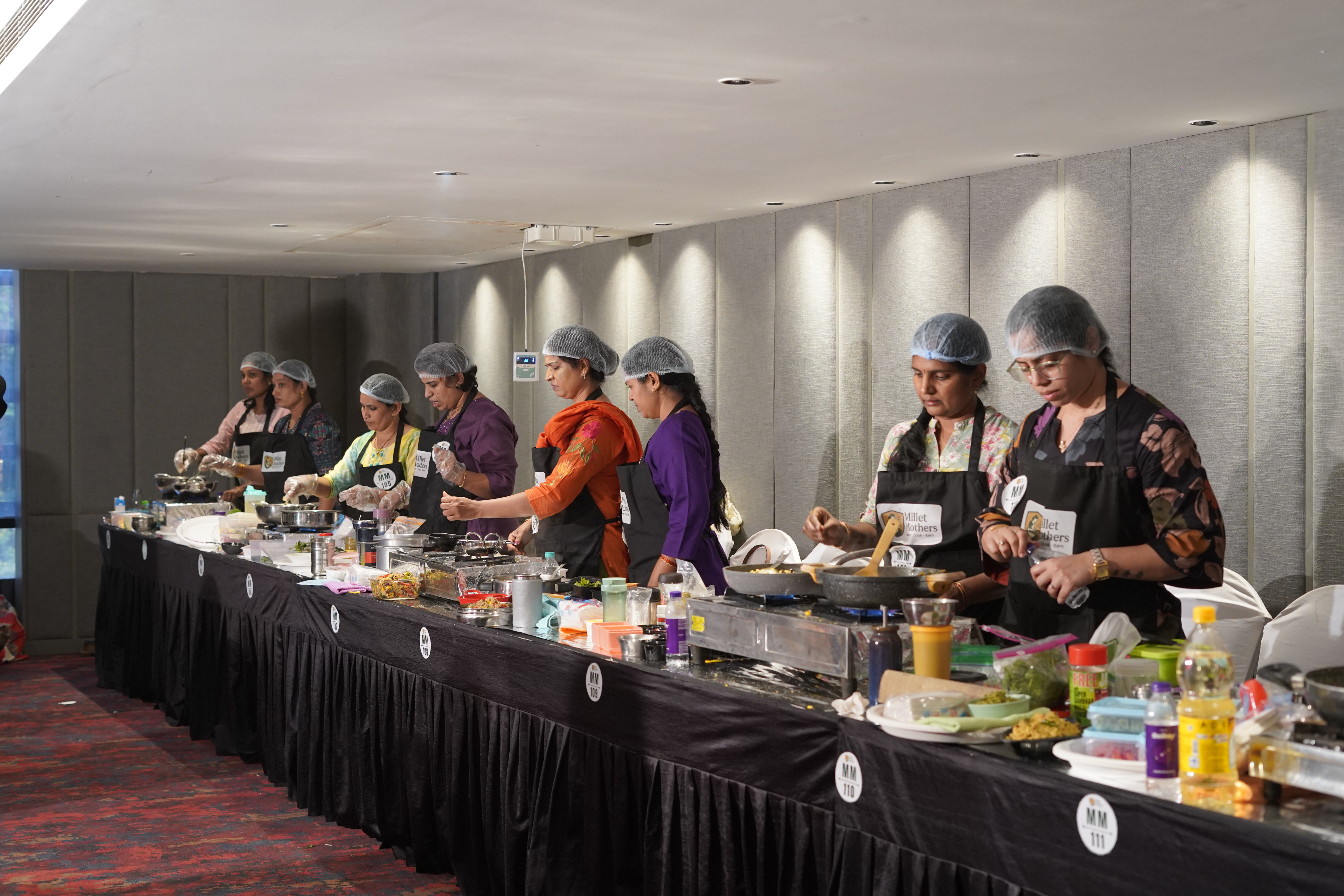 Millet lunch by millet mothers