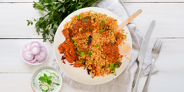 Kodo Millet Chicken Biryani
